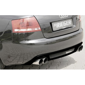 Diffuseur de pare-chocs arrière "noir brillant" "Rieger Tuning" pour AUDI A4 (8H)
