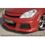 Lame pour ajout de pare-chocs avant "Carbon look" "Rieger Tuning" pour OPEL ASTRA H