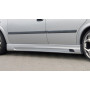 Bas de caisse gauche "Carbon look" "Rieger Tuning" pour OPEL ASTRA G