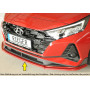 Lame pour pare-chocs avant "noir" "Rieger Tuning" pour HYUNDAI I20