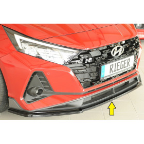 Lame pour pare-chocs avant "noir brillant" "Rieger Tuning" pour HYUNDAI I20