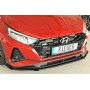 Lame pour pare-chocs avant "noir brillant" "Rieger Tuning" pour HYUNDAI I20