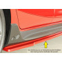 Bas de caisse gauche "noir" "Rieger Tuning" pour HYUNDAI I20