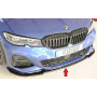 Lame pour pare-chocs avant "noir brillant" "Rieger Tuning" pour BMW SERIE 3 TYPE G20/G21