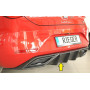 Diffuseur de pare-chocs arrière "Noir" "Rieger Tuning" pour SEAT LEON (KL)