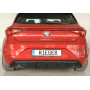 Diffuseur de pare-chocs arrière "Noir" "Rieger Tuning" pour SEAT LEON (KL)