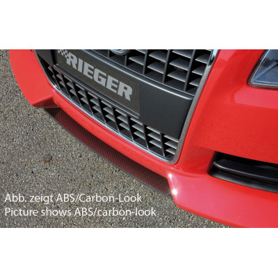 Lame pour ajout de pare-chocs avant "noir" "Rieger Tuning" pour AUDI A4 (8E) type B7