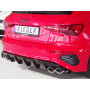 Diffuseur de pare-chocs arrière "noir brillant" "Rieger Tuning" pour AUDI A3 (GY)