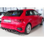 Diffuseur de pare-chocs arrière "noir brillant" "Rieger Tuning" pour AUDI A3 (GY)