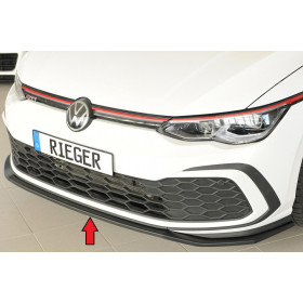 Lame de pare-chocs avant "noir" "Rieger Tuning" pour VOLKSWAGEN GOLF 8 GTI/GTD/GTE