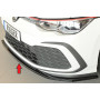 Lame de pare-chocs avant "noir brillant" "Rieger Tuning" pour VOLKSWAGEN GOLF 8 GTI/GTD/GTE