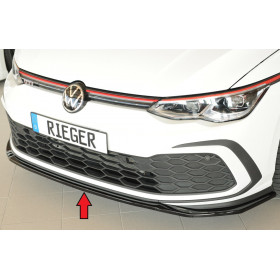 Lame de pare-chocs avant "noir brillant" "Rieger Tuning" pour VOLKSWAGEN GOLF 8 GTI/GTD/GTE