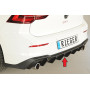 Diffuseur de pare-chocs arrière "Noir" "Rieger Tuning" pour VOLKSWAGEN GOLF 8 GTI