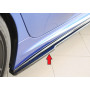 Lame pour bas de caisse droit "noir brillant" "Rieger Tuning" pour BMW SERIE 3 TYPE G20/G21