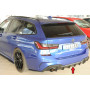 Diffuseur de pare-chocs arrière "noir" "Rieger Tuning" pour BMW SERIE 3 TYPE G20/G21 (sans attelage)