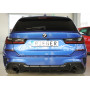 Diffuseur de pare-chocs arrière "noir" "Rieger Tuning" pour BMW SERIE 3 TYPE G20/G21 (sans attelage)
