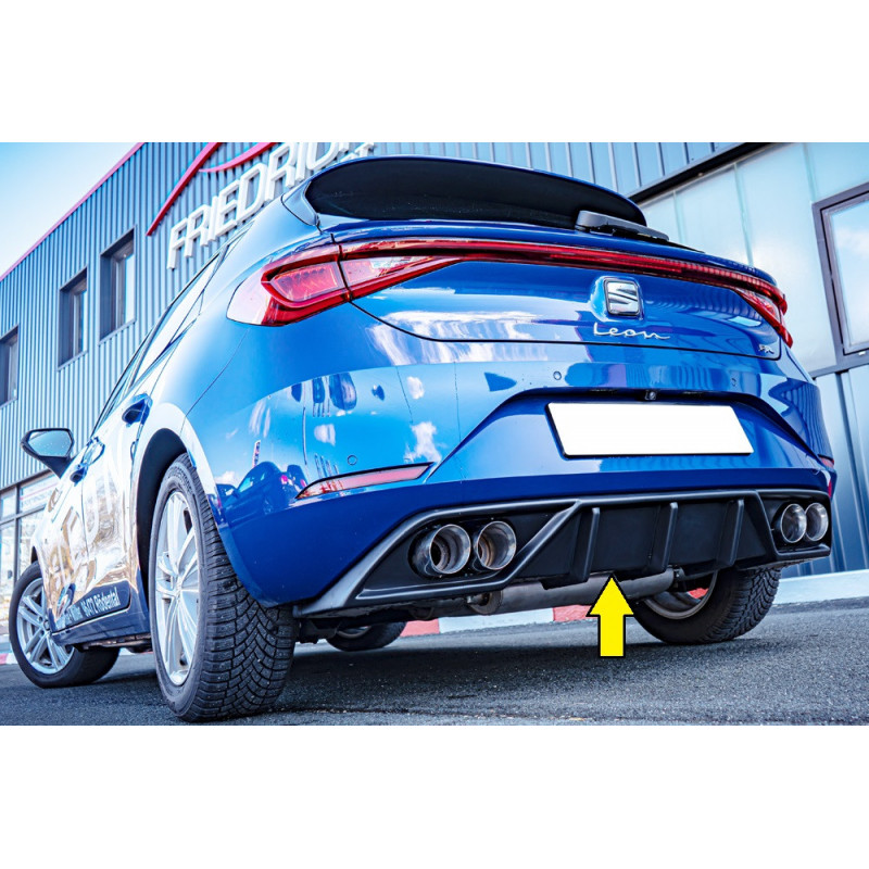 Diffuseur Pare-Chocs Arrière MK7.5 TCR - Amélioration Aérodynamique Et Sportive Pour Volkswagen Golf 2017-2020, Glossy Black
