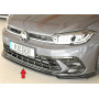 Lame de pare-chocs avant "noir" "Rieger Tuning" pour VOLKSWAGEN POLO R-Line (AW)