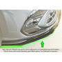 Lame de pare-chocs avant "noir brillant" "Rieger Tuning" pour VOLKSWAGEN POLO R-Line (AW)
