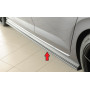 Lame de bas de caisse gauche "noir" "Rieger Tuning" pour VOLKSWAGEN POLO GTI (AW)