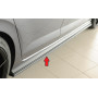 Lame de bas de caisse droit "noir" "Rieger Tuning" pour VOLKSWAGEN POLO R-Line (AW)