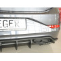 Diffuseur de pare-chocs arrière "Noir" "Rieger Tuning" pour VOLKSWAGEN POLO R-Line (AW)