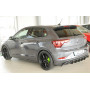 Diffuseur de pare-chocs arrière "Noir" "Rieger Tuning" pour VOLKSWAGEN POLO R-Line (AW)