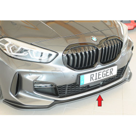 Lame de pare-chocs avant "noir" "Rieger Tuning" pour BMW SERIE 1 (F40/F1H)