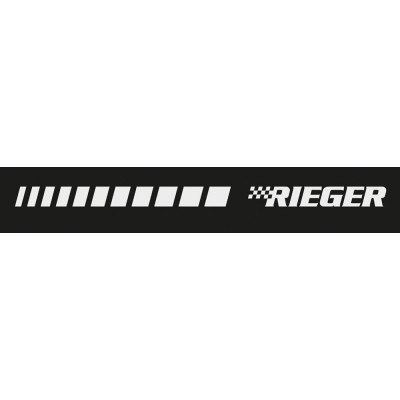 Autocollant pare-brise "Rieger" gris