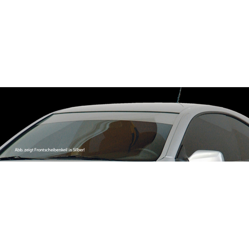 Autocollant parebrise gris 125x20 cm