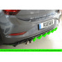 Diffuseur de pare-chocs arrière "Noir" "Rieger Tuning" pour VOLKSWAGEN POLO GTI (AW)