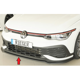 Lame de pare-chocs avant "noir" "Rieger Tuning" pour VOLKSWAGEN GOLF 8 GTI Clubsport / Clubsport 45