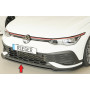Lame de pare-chocs avant "noir" "Rieger Tuning" pour VOLKSWAGEN GOLF 8 GTI Clubsport / Clubsport 45