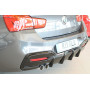 Diffuseur de pare-chocs arrière "noir brillant" "Rieger Tuning" pour BMW SERIE 1 F20