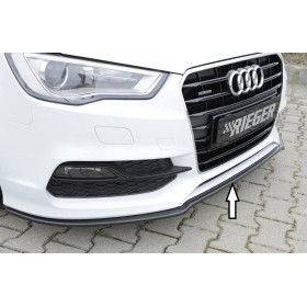 Lame de pare-chocs avant "noir" "Rieger Tuning" pour AUDI S3 (8V)