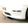 Lame de pare-chocs avant "noir brillant" "Rieger Tuning" pour TESLA MODEL 3 (003)