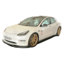 Lame de bas de caisse gauche "noir brillant" "Rieger Tuning" pour TESLA MODEL 3 (003)