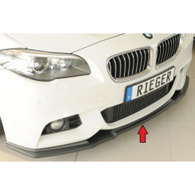 Lame de pare-chocs avant "noir" "Rieger Tuning" pour BMW SERIE 5 F10/F11