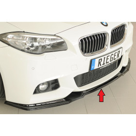 Lame de pare-chocs avant "noir brillant" "Rieger Tuning" pour BMW SERIE 5 F10/F11