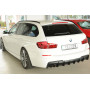 Diffuseur de pare-chocs arrière "Noir" "Rieger Tuning" pour BMW SERIE 5 F10/F11