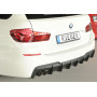 Diffuseur de pare-chocs arrière "Noir" "Rieger Tuning" pour BMW SERIE 5 F10/F11