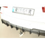 Diffuseur de pare-chocs arrière "Noir" "Rieger Tuning" pour BMW SERIE 5 F10/F11