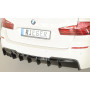 Diffuseur de pare-chocs arrière "Noir brillant" "Rieger Tuning" pour BMW SERIE 5 F10/F11