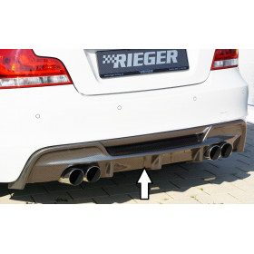 DESTOCKAGE - Diffuseur de pare-chocs arrière "Carbon-look" "Rieger Tuning" pour BMW SERIE 1 (E82)