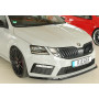 Lame de pare-chocs avant "noir brillant" "Rieger Tuning" pour SKODA OCTAVIA RS (5E)