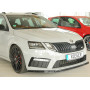 Lame de pare-chocs avant "noir brillant" "Rieger Tuning" pour SKODA OCTAVIA RS (5E)