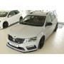 Lame de pare-chocs avant "noir brillant" "Rieger Tuning" pour SKODA OCTAVIA RS (5E)