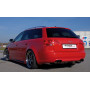 Diffuseur de pare-chocs arrière "noir" "Rieger Tuning" pour AUDI A4 (8E) type B7