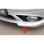 Rajout de pare-chocs avant "Rieger Tuning" pour MERCEDES CLK (W209)