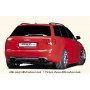 Diffuseur de pare-chocs arrière "noir" "Rieger Tuning" pour AUDI A4 (8E) type B7